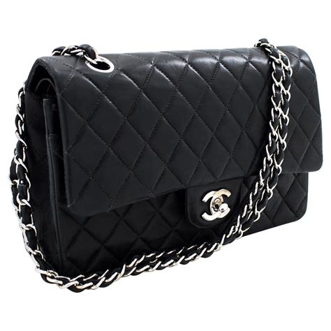 chanel quilted chain bag|chanel wallet on chain size.